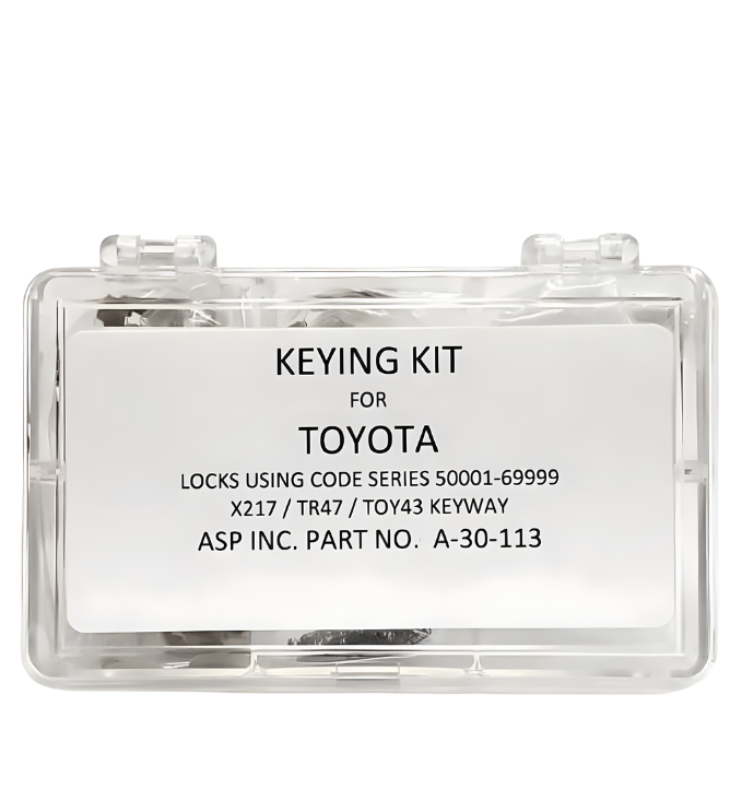 1994-2019 Toyota / X217 / TR47 / 10 Cut / Keying Tumbler Kit / A-30-113 (ASP)