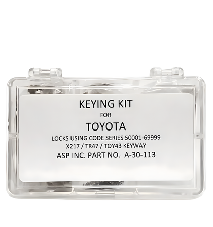 1994-2019 Toyota / X217 / TR47 / 10 Cut / Keying Tumbler Kit / A-30-113 (ASP)