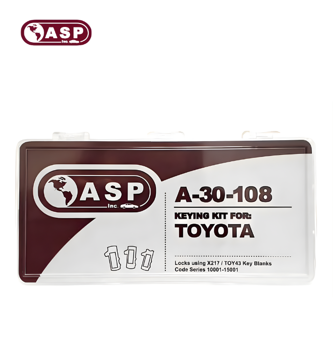1992-2019 Toyota Scion Subaru / X217 / TR47 / 8 Cut / Keying Tumbler Kit / A-30-108 (ASP)
