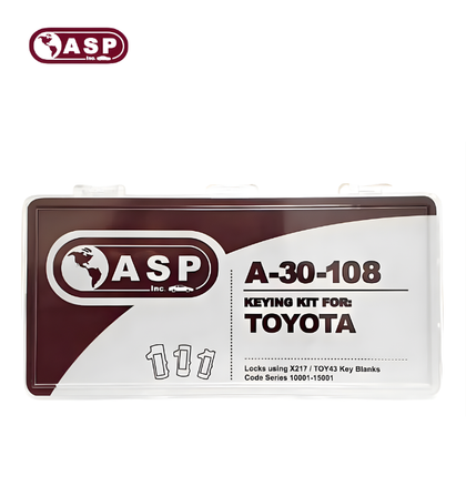 1992-2019 Toyota Scion Subaru / X217 / TR47 / 8 Cut / Keying Tumbler Kit / A-30-108 (ASP)
