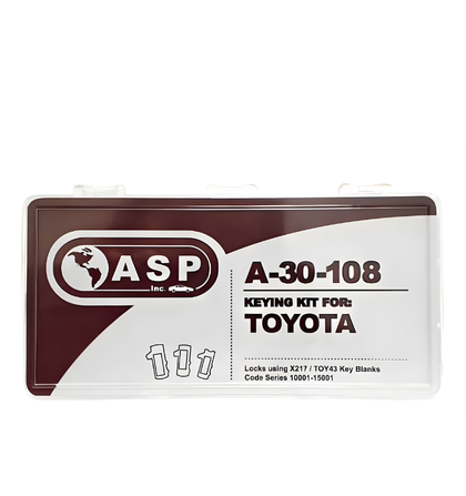 1998-2004 Toyota / X174 / TR40 / Keying Tumbler Kit / A-30-106 (ASP)