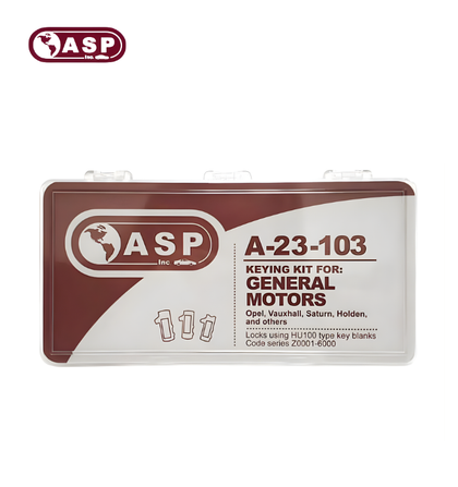 2008-2019 GM High Security / HU100 / Keying Tumbler Kit / A-23-103 (ASP)