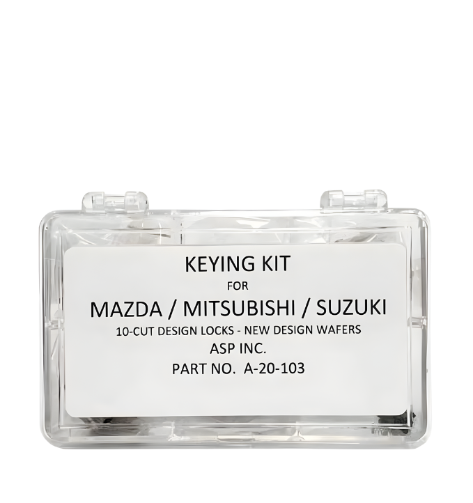 1995 - 2018 Mazda / Mitsubishi / Suzuki / MZ19 / B69 / MIT3 / 10 Cut / Keying Tumbler Kit / A-20-103 (ASP)