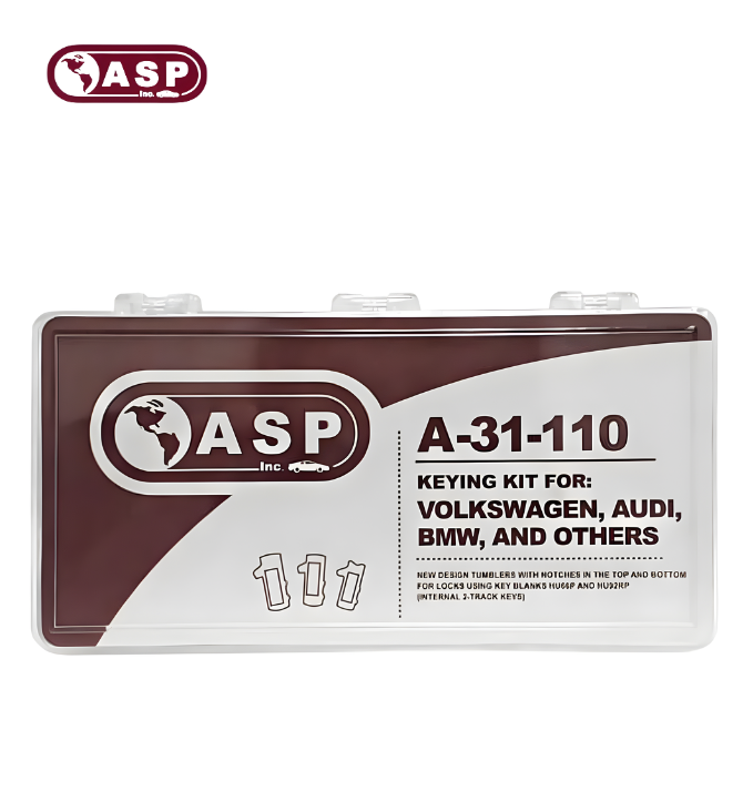 1996-2015 Audi / Volkswagen/ BMW / HU66 / HU92R / Keying Tumbler Kit / A-31-110 (ASP)