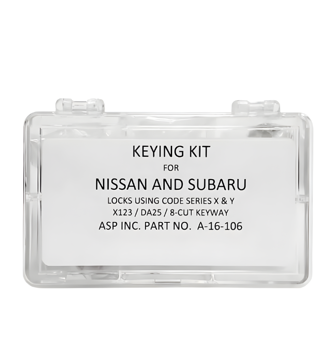 1982-2011 Nissan Infiniti Subaru / X123 / DA25 / Keying Tumbler Kit / A-16-106 (ASP)