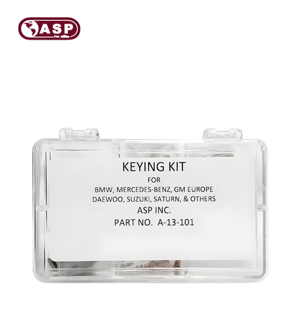 1977-2011 BMW Mercedes Suzuki Daewoo / X59 / BMW3 / X82 / X83 / Keying Tumbler Kit / A-13-101 (ASP)