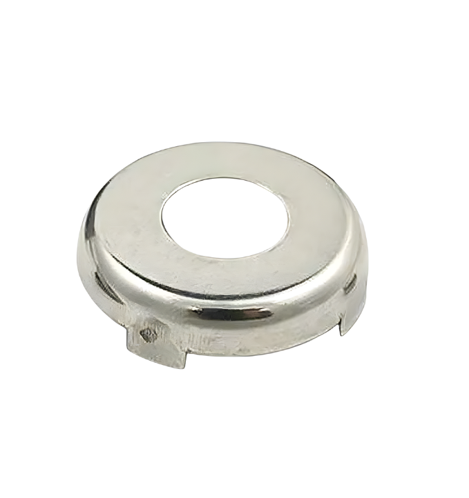10 X 1988-2008 Toyota GM Mitsubishi / Face Cap For Door / Trunk / Gas Lock / Chrome / P-41-201 (ASP) (Pack Of 10)
