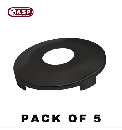 1996-2017 Chrysler Dodge Jeep / Y160 / Face Cap For Door Lock / Black/ P-44-218 (ASP) (Pack Of 5)