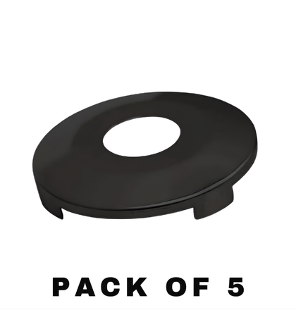 1996-2017 Chrysler Dodge Jeep / Y160 / Face Cap For Door Lock / Black/ P-44-218 (ASP) (Pack Of 5)