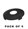 1996-2017 Chrysler Dodge Jeep / Y160 / Face Cap For Door Lock / Black/ P-44-218 (ASP) (Pack Of 5)