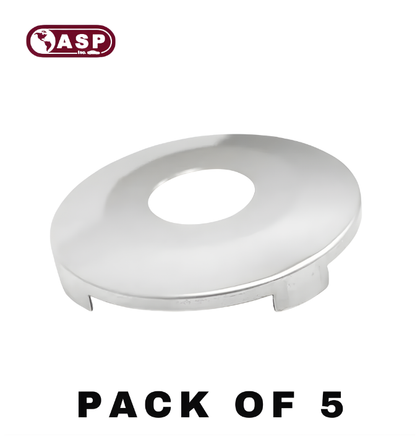 1996-2017 Chrysler Dodge Jeep / Y160 / Face Cap For Door Lock / Chrome / P-44-217 (ASP) (Pack Of 5)