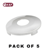 1996-2017 Chrysler Dodge Jeep / Y160 / Face Cap For Door Lock / Chrome / P-44-217 (ASP) (Pack Of 5)
