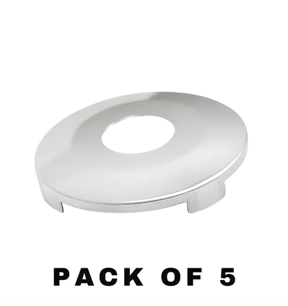 1996-2017 Chrysler Dodge Jeep / Y160 / Face Cap For Door Lock / Chrome / P-44-217 (ASP) (Pack Of 5)