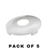 1996-2017 Chrysler Dodge Jeep / Y160 / Face Cap For Door Lock / Chrome / P-44-217 (ASP) (Pack Of 5)