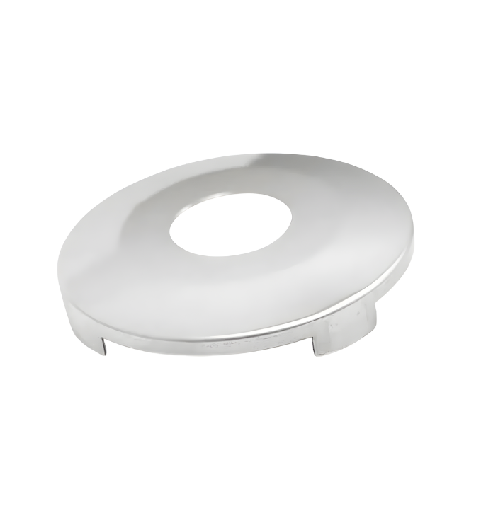 1996-2017 Chrysler Dodge Jeep / Y160 / Face Cap For Door Lock / Chrome / P-44-217 (ASP) (Pack Of 5)