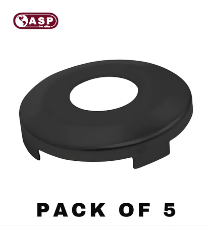 1993-2006 Chrysler Dodge Jeep / Y155 Y160 / Face Cap For Door Lock / Black / P-44-202 (ASP) (Pack Of 5)