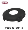 1993-2006 Chrysler Dodge Jeep / Y155 Y160 / Face Cap For Door Lock / Black / P-44-202 (ASP) (Pack Of 5)