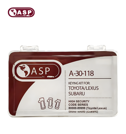 2005-2020 Toyota Lexus 80K / Subaru 90K Keying Tumbler Kit / A-30-118 (ASP)