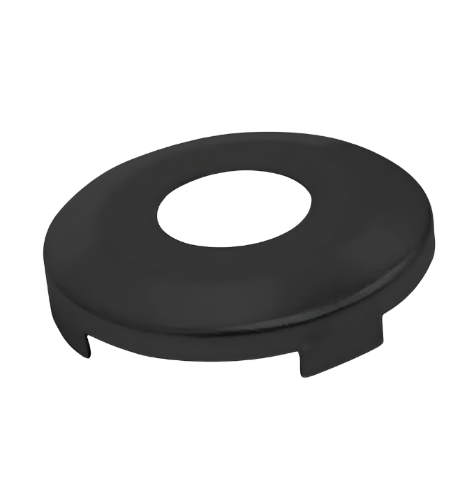 1993-2006 Chrysler Dodge Jeep / Y155 Y160 / Face Cap For Door Lock / Black / P-44-202 (ASP) (Pack Of 5)