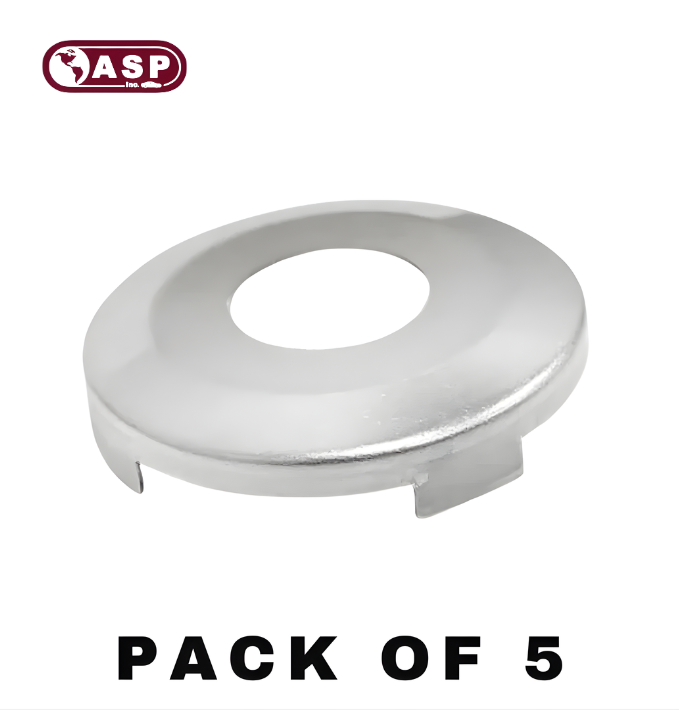 1990-2006 Chrysler Dodge Jeep / Y154 Y155 Y160 / Face Cap For Door Lock / Chrome / P-44-201 (ASP) (Pack Of 5)