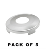 1990-2006 Chrysler Dodge Jeep / Y154 Y155 Y160 / Face Cap For Door Lock / Chrome / P-44-201 (ASP) (Pack Of 5)