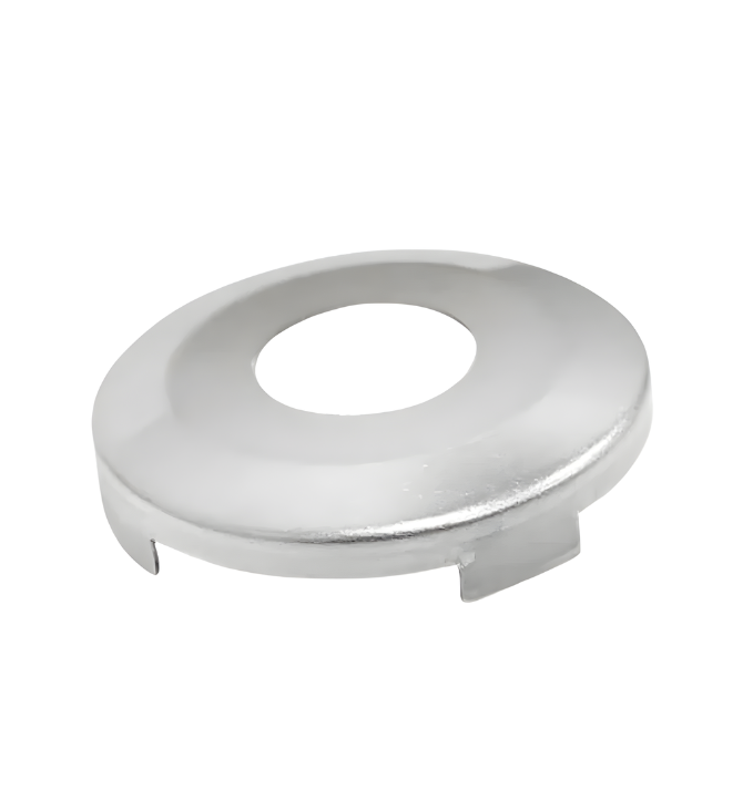 1990-2006 Chrysler Dodge Jeep / Y154 Y155 Y160 / Face Cap For Door Lock / Chrome / P-44-201 (ASP) (Pack Of 5)