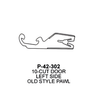 1987-1994 Ford / H54 / 10 Cut / Left Pawl For Driver Door Lock / P-42-302 (ASP)
