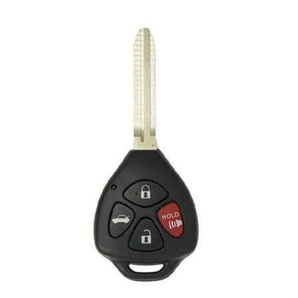 2007-2010 Toyota Camry Corolla / 4-Button Remote Head Key / 89070-06231 / HYQ12BBY (4D67 Chip) (AFTERMARKET)